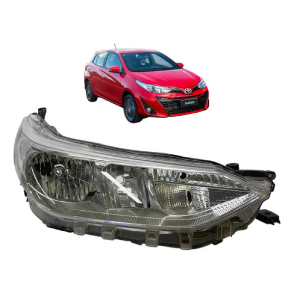 Farol Direito Toyota Yaris 2017 A 2022 Usado Original Direito/passageiro