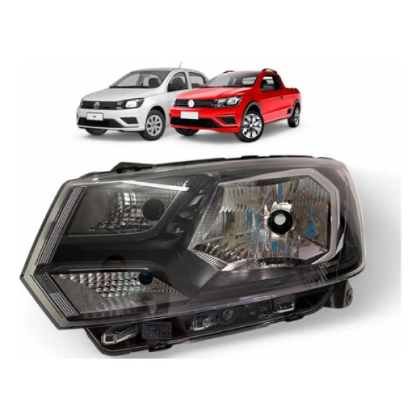 Farol Vw Gol Voyage Saveiro G7 G8 Esquerdo F/ Simples Origin Esquerdo/motorista