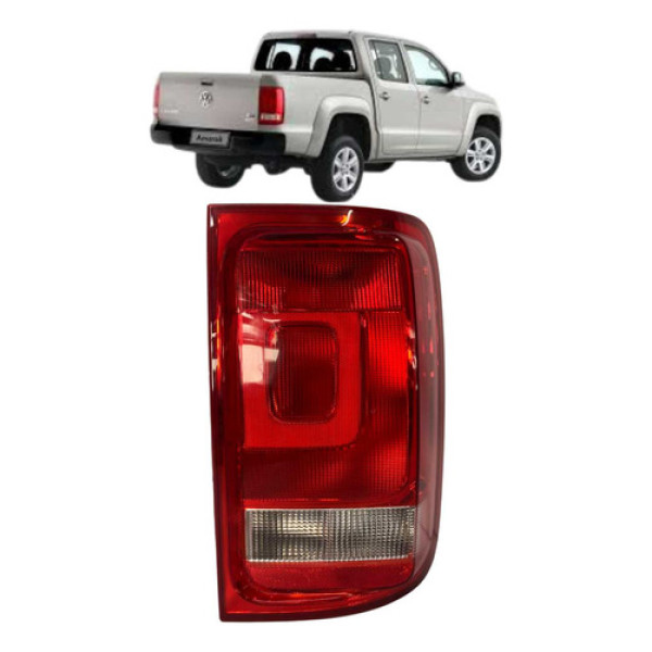 Lanterna Traseira Direita Vw Amarok 2010 A 2017 Usado Origin Direito/passageiro Vermelho