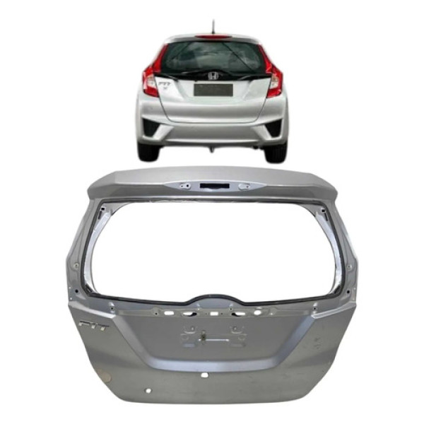 Tampa Traseira Honda Fit 2015 A 2021 Original Prata