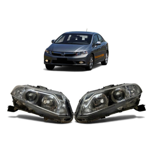 Farol Honda Civic Direito 2012 2013 2014 2015 Original Direito/passageiro