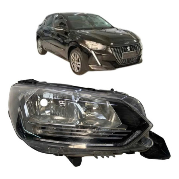 Farol Direito Peugeot 208 Sem Led 2020 A 2024 Original Direito/passageiro