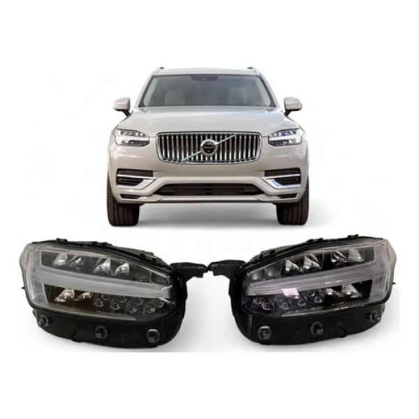 Farol Volvo Xc90 Direito P/ 2 Reatores 2017 A 2022 Original Direito/passageiro
