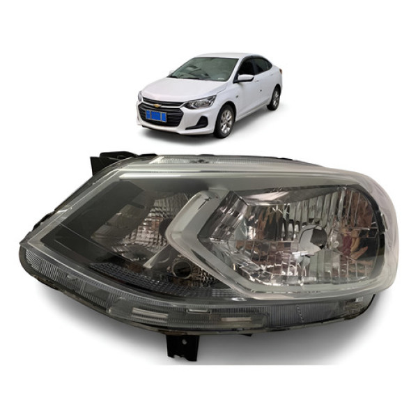 Farol Chevrolet Onix Simples Esquerdo 2020 A 2024 Original Esquerdo/motorista