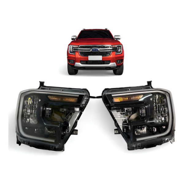 Farol Ford Ranger Limited Full Led Esquerdo 2024 2025 Origin Esquerdo/motorista