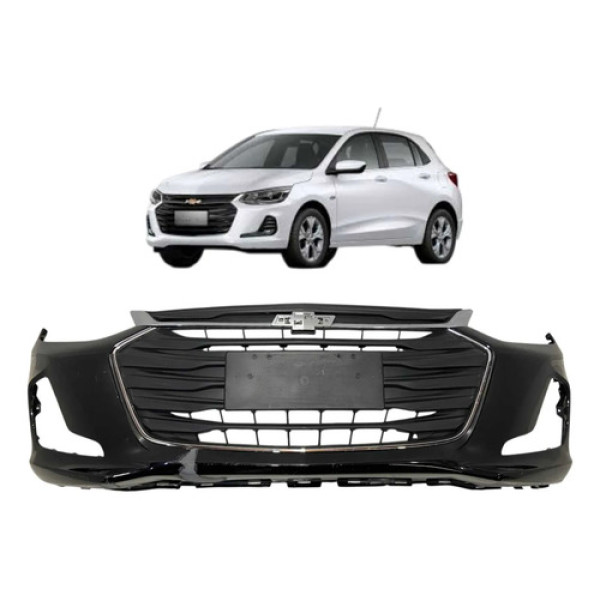 Parachoque Dianteiro Chevrolet Onix Prisma 2020 A 2024 Preto
