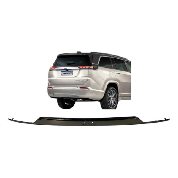Friso Tampa Traseira Jeep Commander 2020 A 2024 Original Cinza