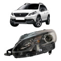 Farol Peugeot 2008 C/ Led Fume Esquerdo 2015 A 2022 Original Esquerdo