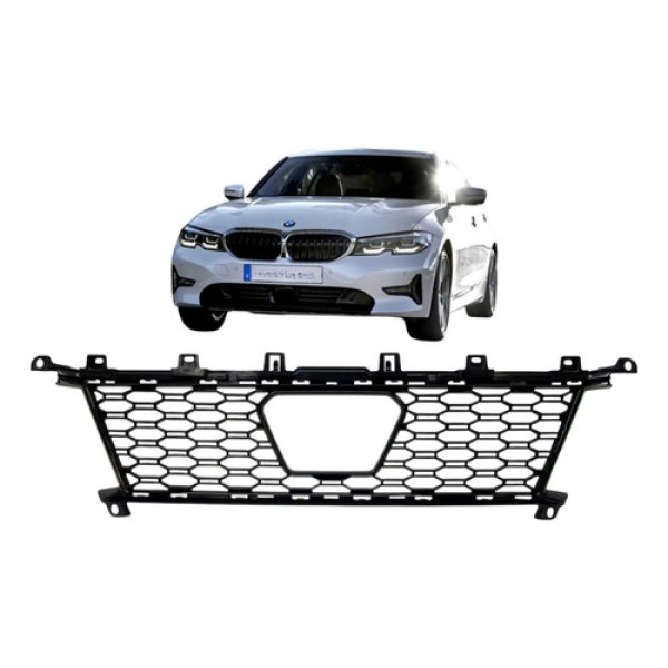 Grade Inferior Bmw 320i M Sport 2019 2020 2021 2022 Original Preto Brilhante