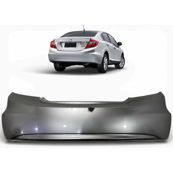 Parachoque Traseiro Honda Civic 2012 A 2016 Original