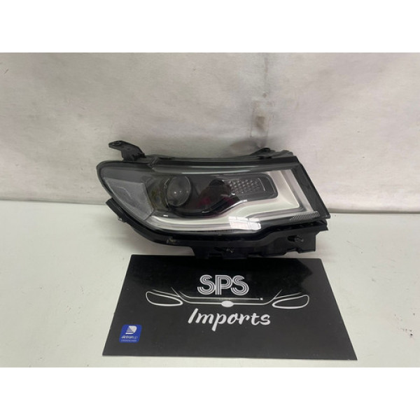Farol Direito Da Jeep Compass Led Xenon 2016 A 2019 Completo
