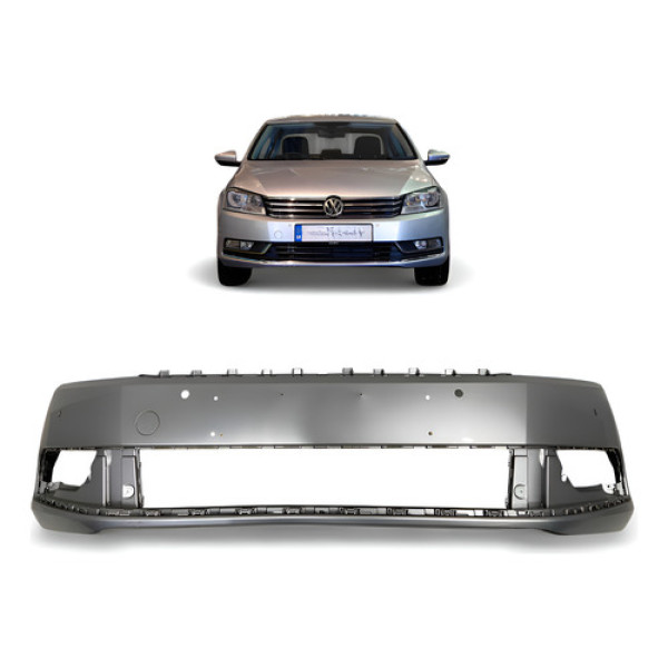 Parachoque Dianteiro Volkswagen Passat 2012 2013 2014 2015 Prata