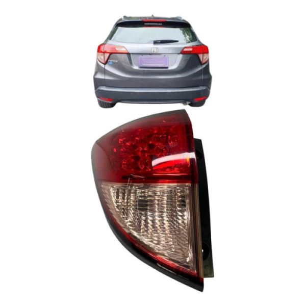 Lanterna Traseira Esquerda Honda Hrv 2015 A 2019 Led Esquerdo/motorista Vermelho
