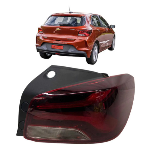 Lanterna Direita Chevrolet Onix Hatch S/ Led 2020 A 2024 Direito/passageiro Vermelho