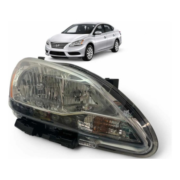 Farol Nissan Sentra Led Direito 2014 2015 2016 Original Direito/passageiro