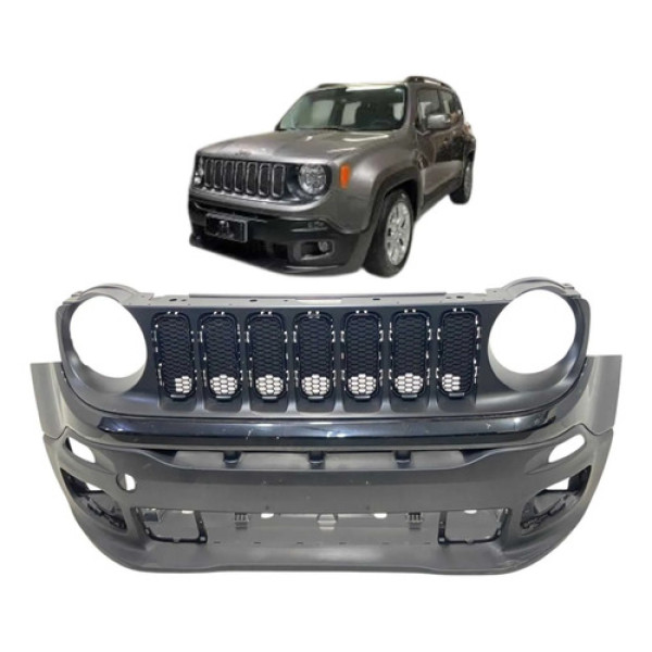 Parachoque Dianteiro Jeep Renegade 2015 A 2018 Original Preto