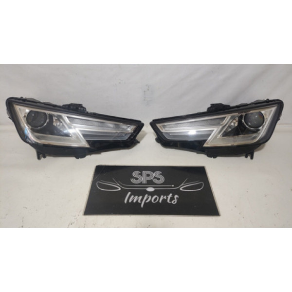 Farol Esquerdo Audi A4 Tfsi Led Xenon 2016 A 2019 Original