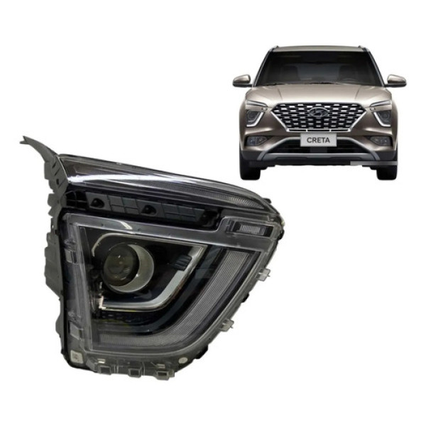 Farol Direito Hyundai Creta 2022 2023 2024 Original Direito/passageiro