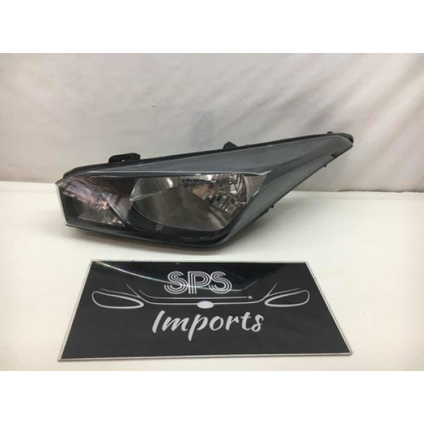 Farol Esquerdo Hyundai Hb20 Máscara Negra 2012 A 2016 Origin