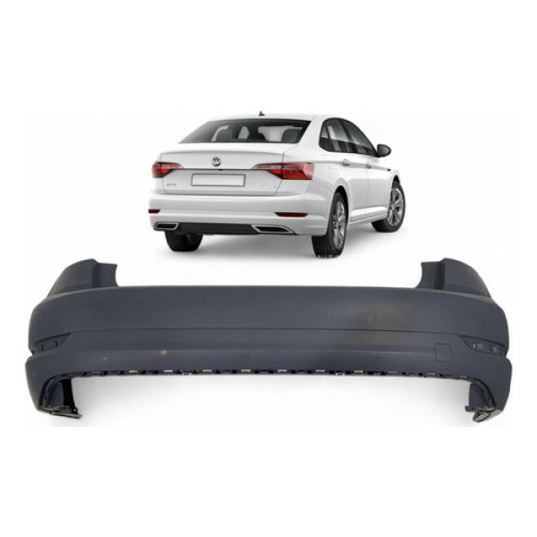 Parachoque Traseiro Volkswagen Jetta 2019 A 2022 Original