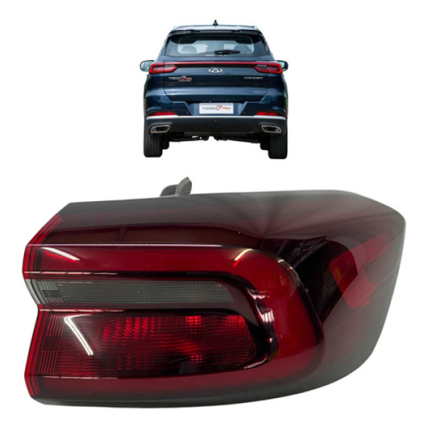 Lanterna Traseira Direita Chery Tiggo 7 Pro 2021 A 2024 Direito/passageiro Vermelho
