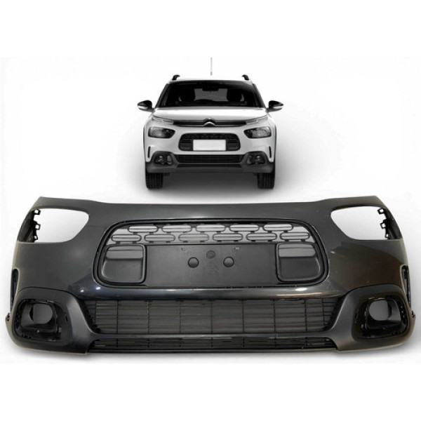 Parachoque Dianteiro Citroen C4 Cactus 2019 A 2024 Original Cinza
