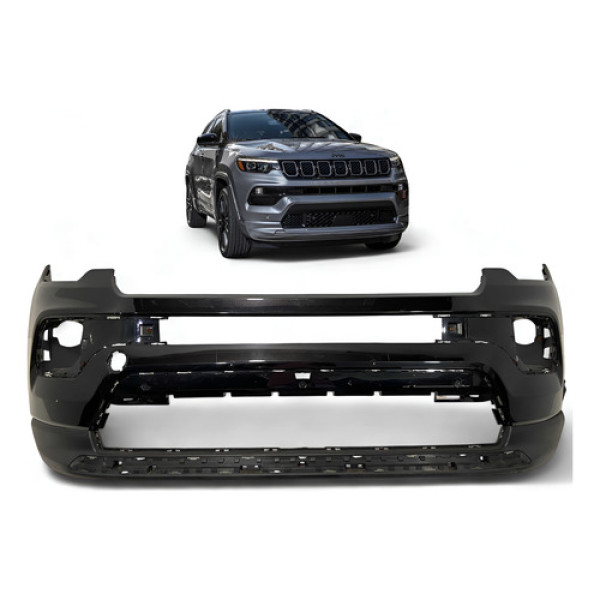 Parachoque Dianteiro Jeep Compass 2021 2022 2023 2024 Origin - Preto