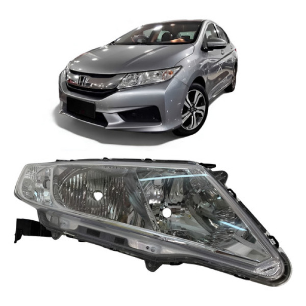 Farol Honda City Direito 2015 2016 2017 2018 Importado Direito