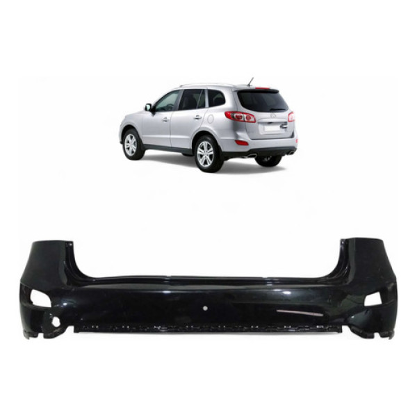 Parachoque Traseiro Hyundai Santa Fé 2009 A 2013 Original