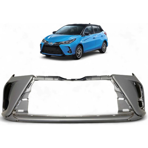 Parachoque Dianteiro Toyota Yaris 2023 2024 2025 Original Prateado