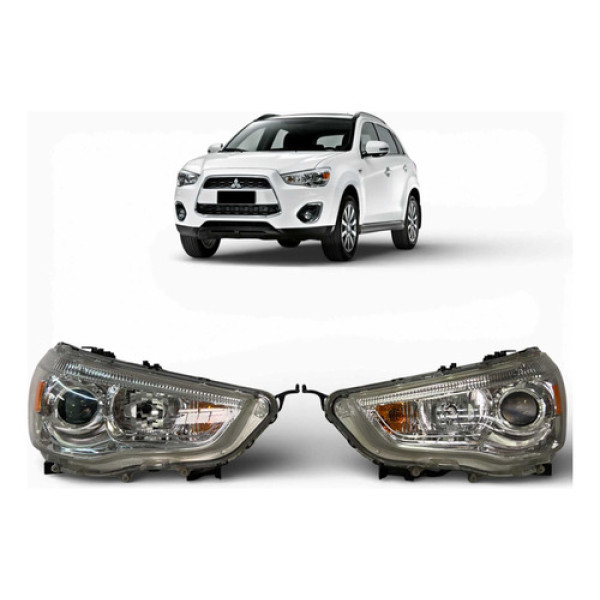 Farol Mitsubishi Asx Esquerdo 2011 A 2018 Original Esquerdo/motorista