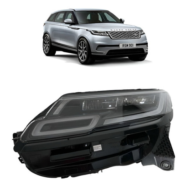 Farol Range Rover Velar Esquerdo 2018 A 2021 Usado Original Esquerdo