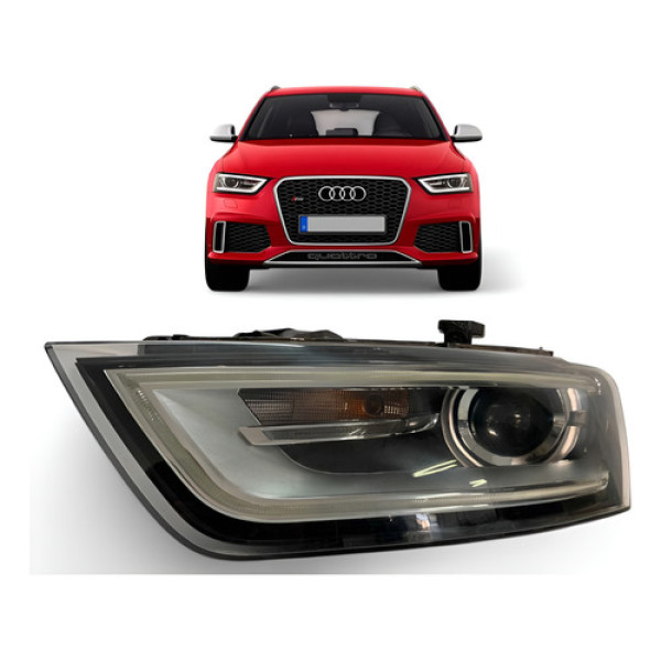 Farol Audi Q3 Esquerdo 2012 2013 2014 2015 2016 Original Esquerdo/motorista