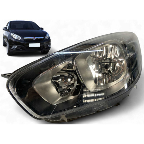 Farol  Fiat Grand Siena Fume Esquerdo 2012 A 2021 Original Esquerdo/motorista