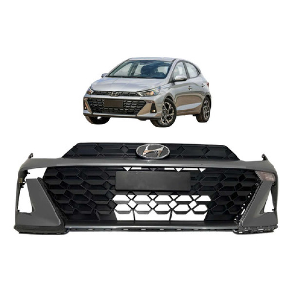 Parachoque Dianteiro Hyundai Hb20 2023 2024 Original Prata
