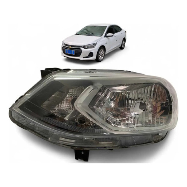 Farol Chevrolet Onix Simples Esquerdo 2020 A 2024 Original Esquerdo/motorista