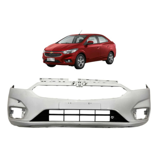Parachoque Dianteiro Chevrolet Prisma Onix 2017 A 2019 Origi Branco