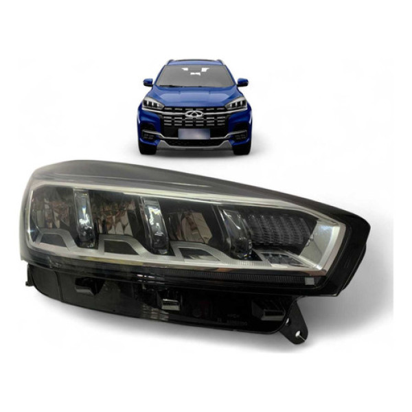 Farol Chery Tiggo 8 Pro Led Tec Direito 2019 A 2023 Original