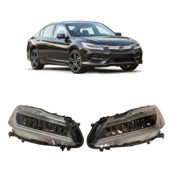 Farol Esquerdo Honda Accord Touring 2016 A 2018 Original