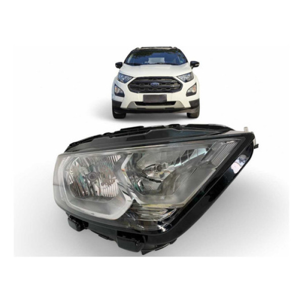 Farol Ford Ecosport Sem Led Direito 2018 A 2021 Original
