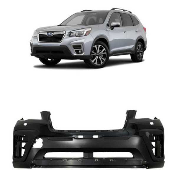 Parachoque Dianteiro Subaru Forester 2019 A 2021 Original Preto