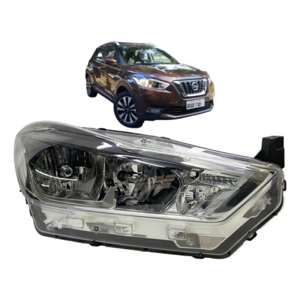 Farol Direito Nissan Kicks 2016 A 2020 Usado Original Direito/passageiro