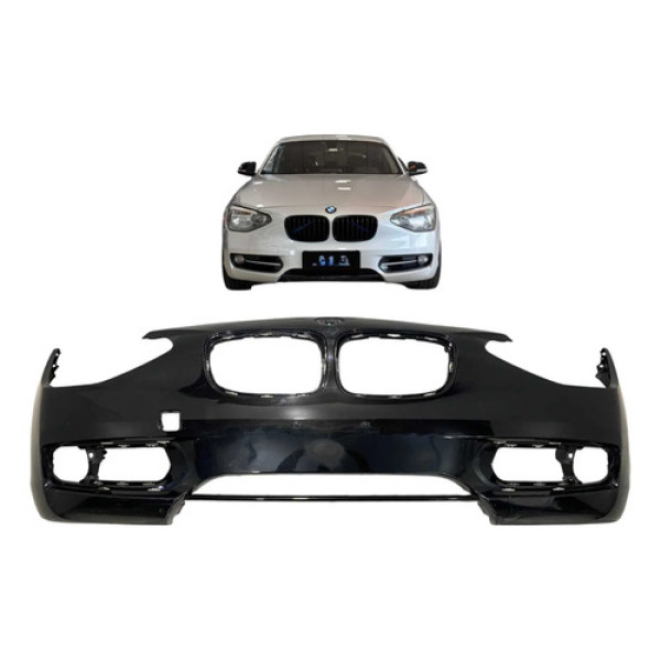 Parachoque Dianteiro Bmw 118i 120i 2012 A 2016 Original Preto