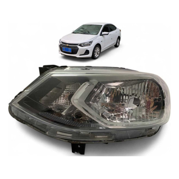 Farol Chevrolet Onix Simples Esquerdo 2020 A 2024 Original
