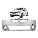 Parachoque Dianteiro Renault Sandero Logan 2015 A 2018 Origi Branco
