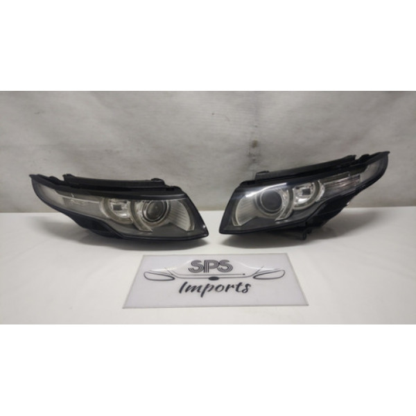 Farol Direito Land Rover Evoque 2011 A 2015 Completo Origina
