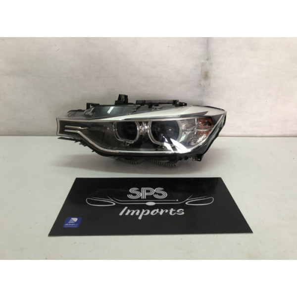 Farol Esquerdo Bmw 320i 2013 2014 2015 2016 Original Compl.