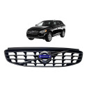 Grade Dianteira Superior Volvo Xc60 2014 A 2016 Original Preto Brilhante