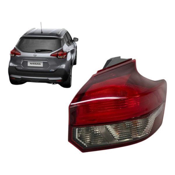 Lanterna Direita Nissan Kicks 2017 A 2022 Original Direito/passageiro Vermelho