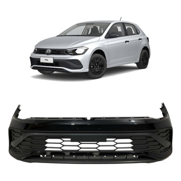 Parachoque Dianteiro Volkswagen Polo Track 2023 A 2025 Origi Preto